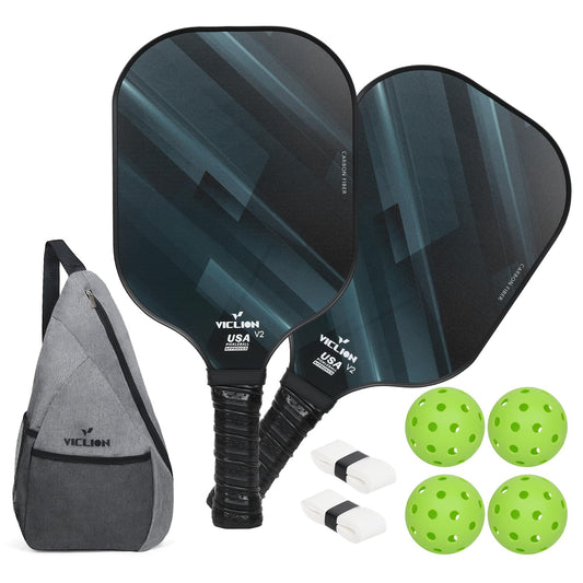 Carbon Fiber Pro Paddle Set — USAPA Approved (2-Pack)